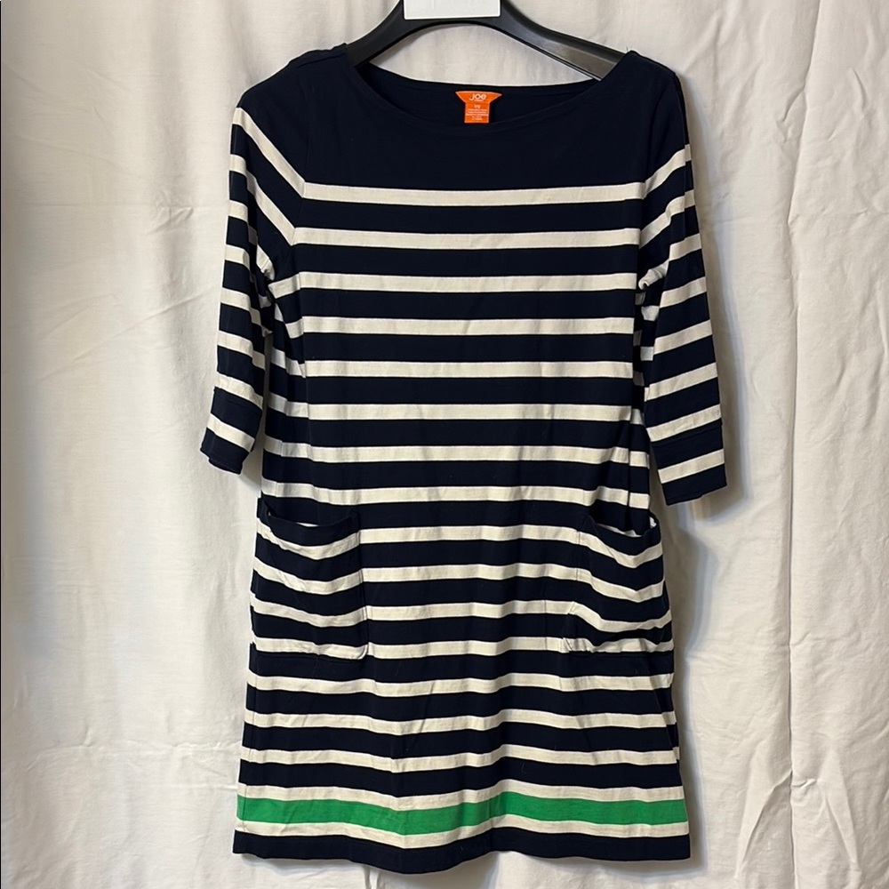 Joe Fresh Navy and white 2 pocket Dress